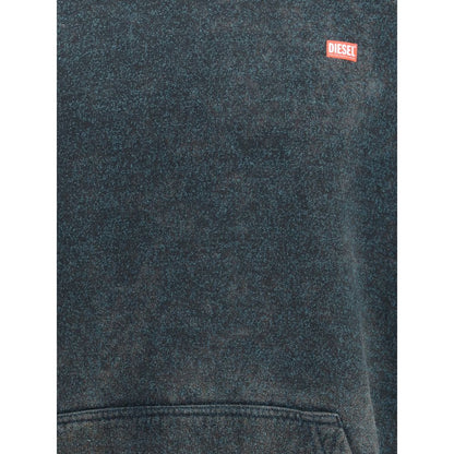 Sweat-shirt Diesel noir en polyester