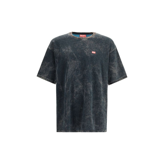 T-shirt en coton noir Diesel