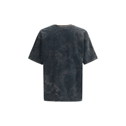 T-shirt en coton noir Diesel