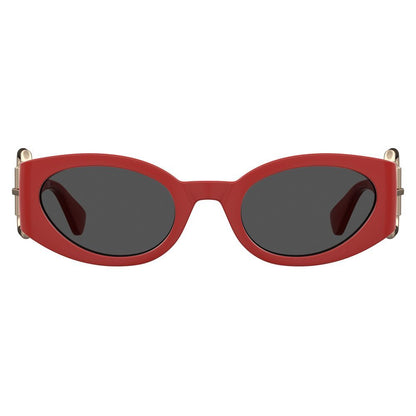 Moschino Red Resin Sunglasses