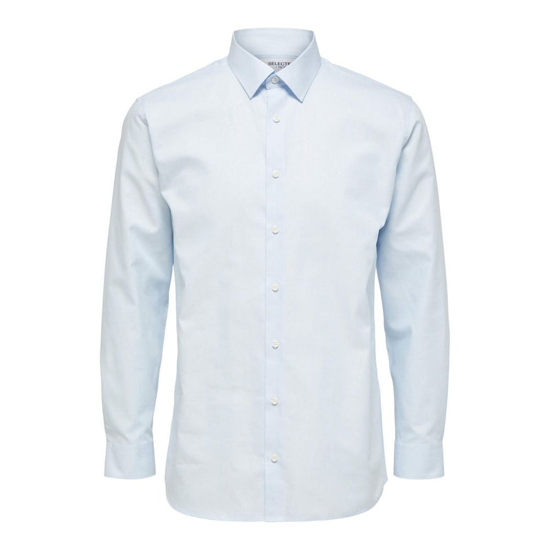 Selected SLHREGETHAN SHIRT LS CLASSIC B NOOS - Chemise en Coton Bleu