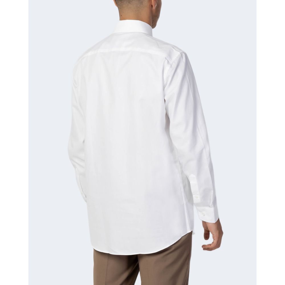 Chemise habillée en coton blanc sélectionné