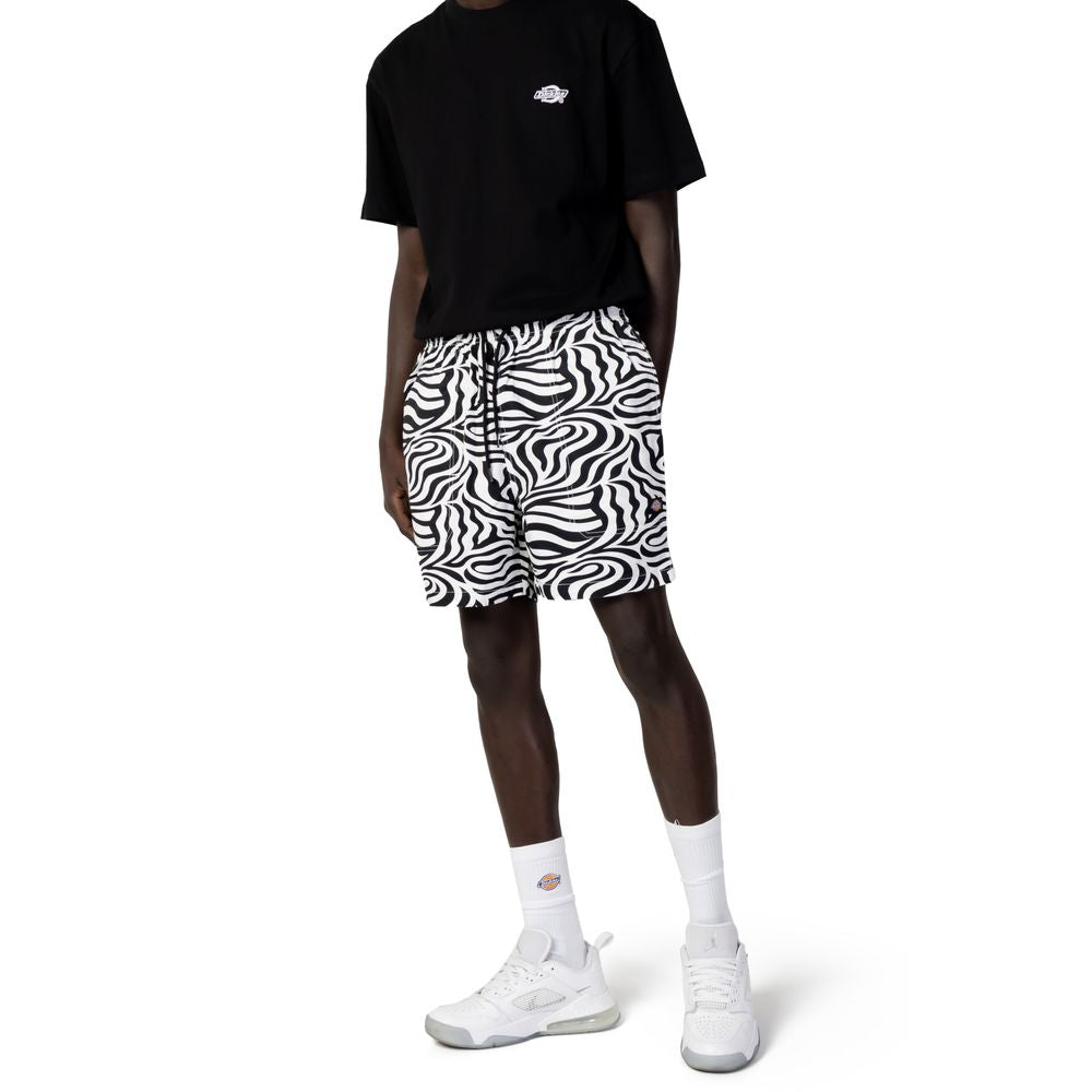 Bermuda Dickies noir et blanc en polyester recyclé