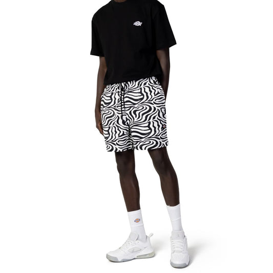 Bermuda Dickies noir et blanc en polyester recyclé