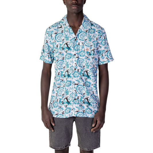 Chemise Dickies bleue en coton à manches courtes