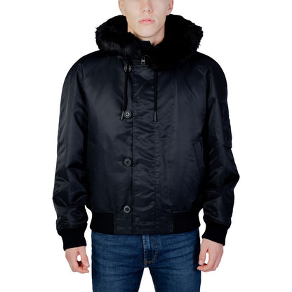 Blouson aviateur Hugo Boss en polyamide noir