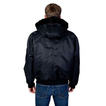 Blouson aviateur Hugo Boss en polyamide noir