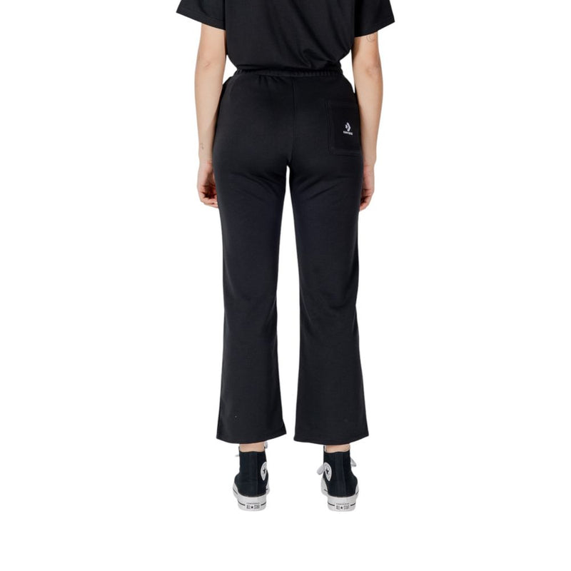 Converse Black Star Chevron Open Hem Joggers for Women