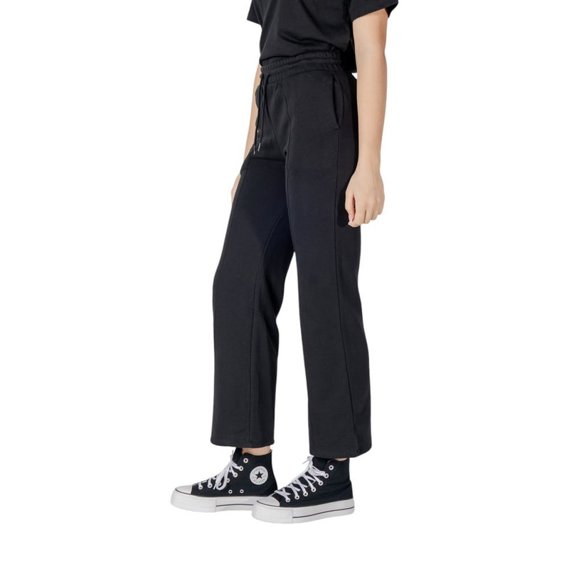 Converse Black Star Chevron Open Hem Joggers for Women