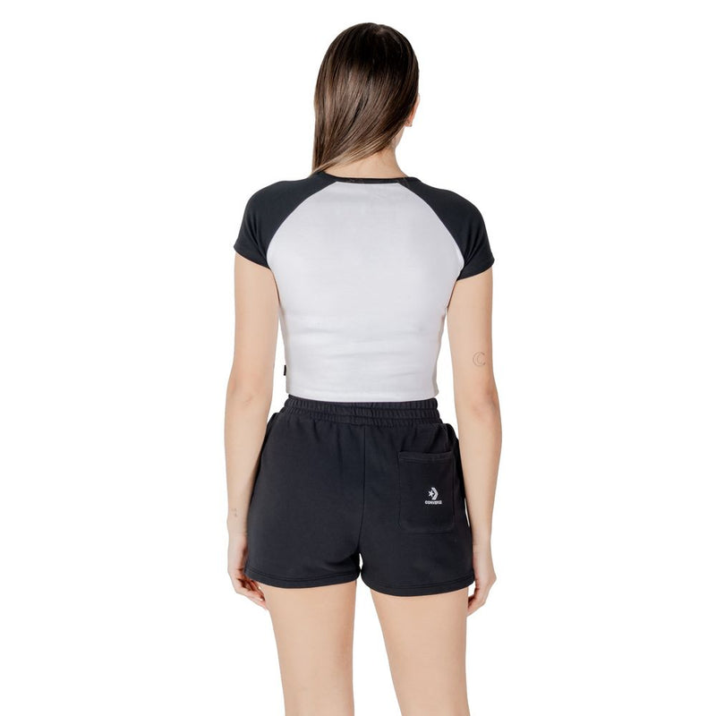 Converse Chuck Patch Colorblock SS Top - Black and White