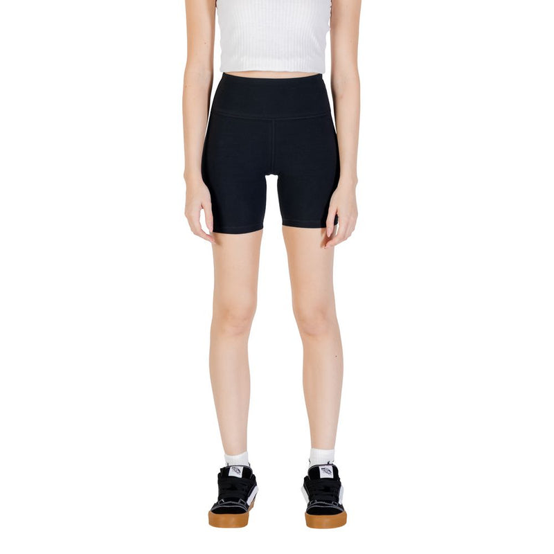 Converse Bermuda Shorts Femme Noires en Coton