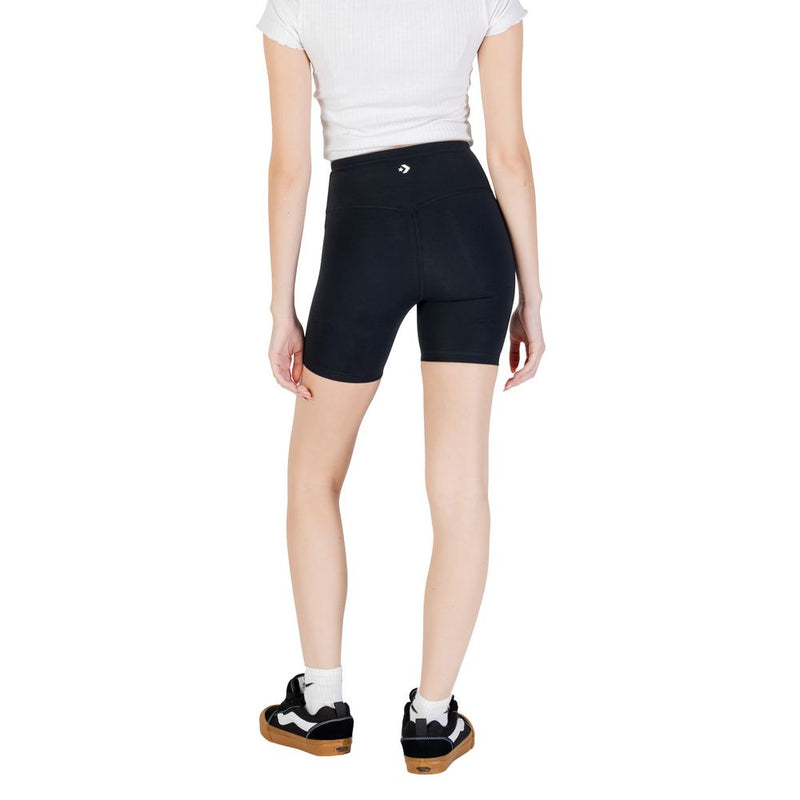 Converse Bermuda Shorts Femme Noires en Coton