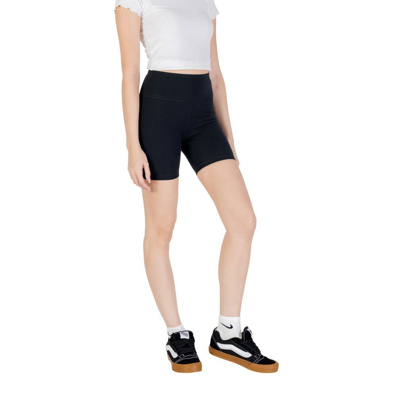 Converse Bermuda Shorts Femme Noires en Coton