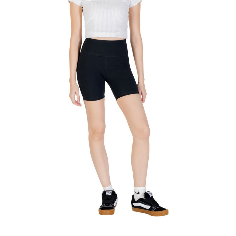 Converse Bermuda Shorts Femme Noires en Coton