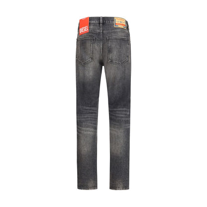 Jean Diesel gris en coton coupe décontractée