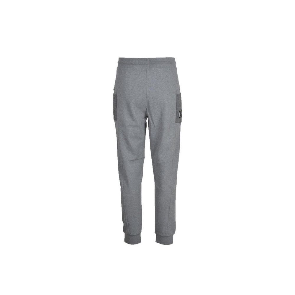 Bikkembergs Gray Cotton Joggers - Comfortable Workout Pants