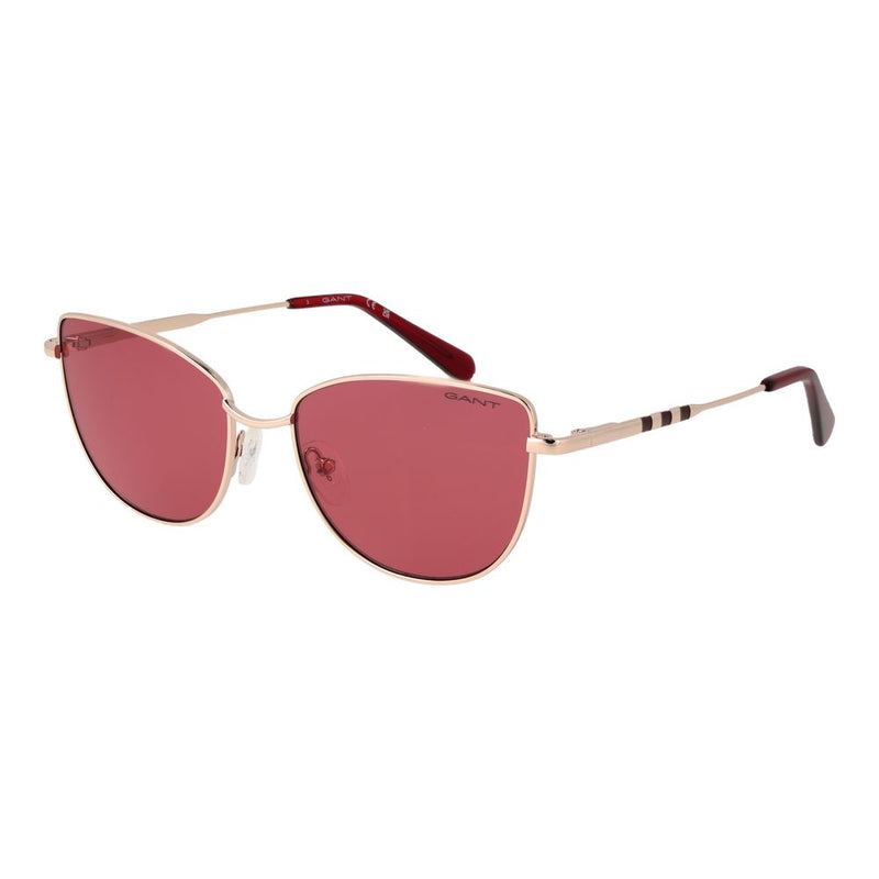 Gant Rose Gold Metal Cat Eye Sunglasses for Women
