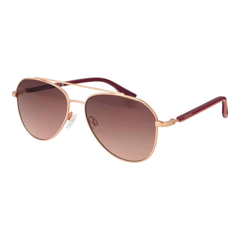 Lunettes de soleil Converse Rose Gold en caoutchouc - Style aviateur unisexe