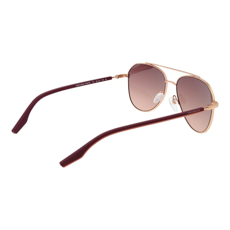 Lunettes de soleil Converse Rose Gold en caoutchouc - Style aviateur unisexe
