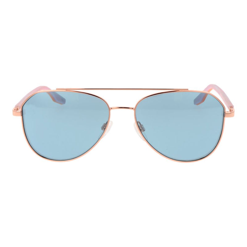 Lunettes de soleil en caoutchouc rose doré Converse - Style aviateur unisexe