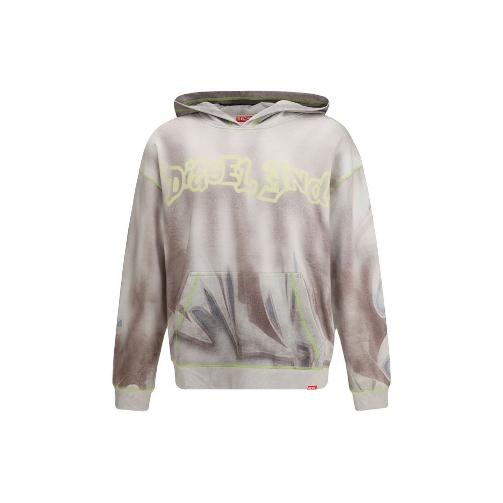 Sweat-shirt en coton gris diesel
