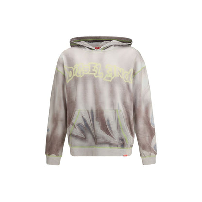 Sweat-shirt en coton gris diesel