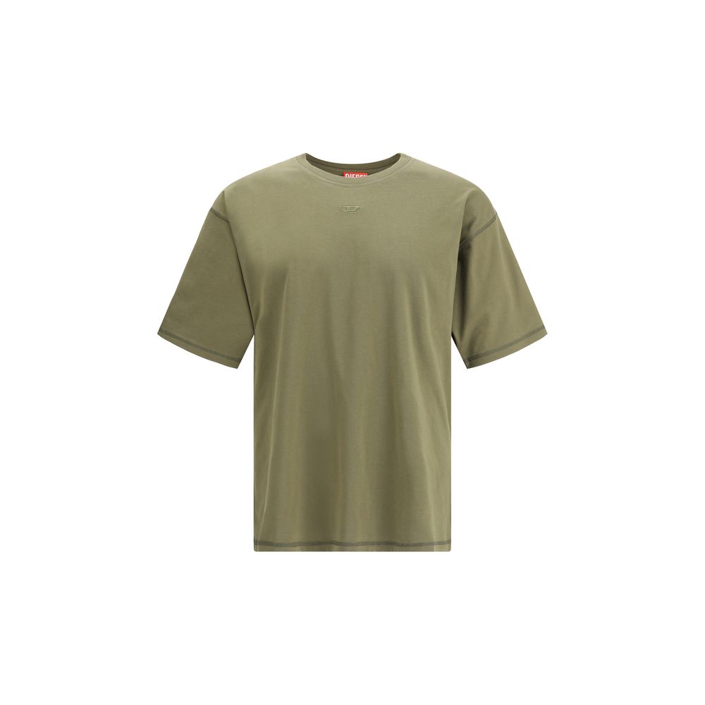 T-shirt en coton vert diesel
