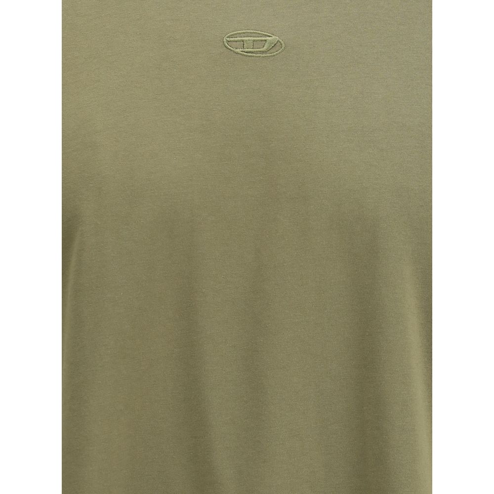 T-shirt en coton vert diesel