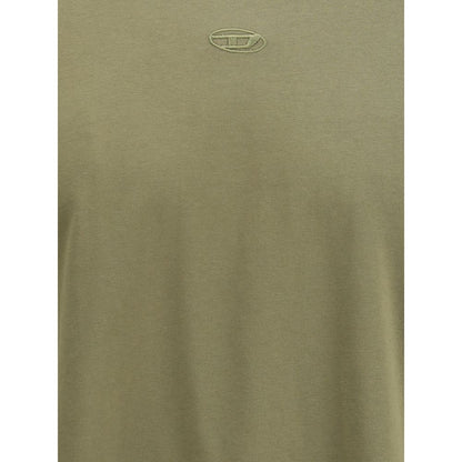 T-shirt en coton vert diesel