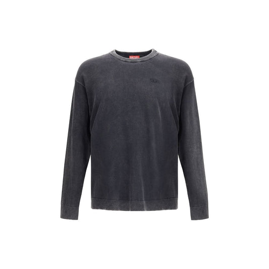 Sweat-shirt en coton gris diesel
