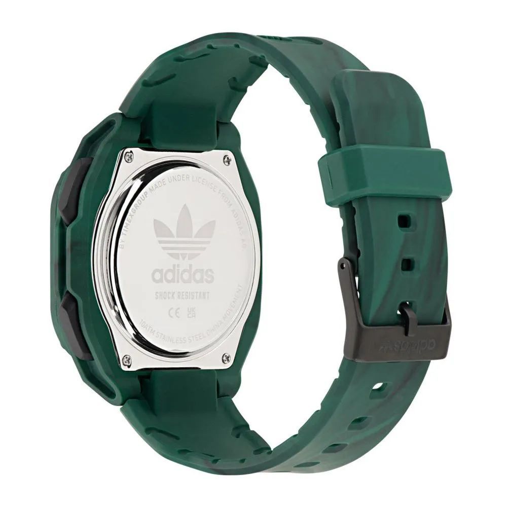 Adidas Groen Synthetisch Digitaal Horloge