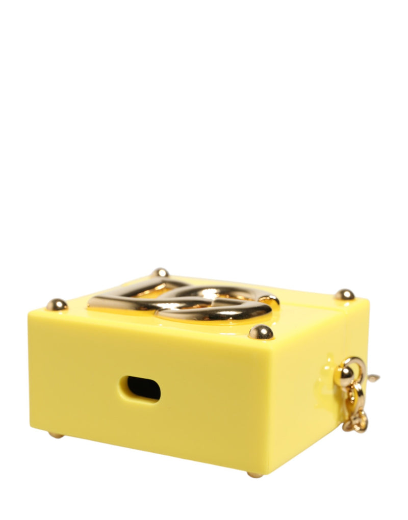 Dolce & Gabbana Yellow DG Logo Plaque Cover AirPods Case