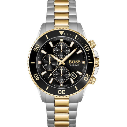 Hugo Boss Gray Stainless Steel Dress Watch