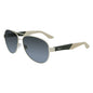 Ferragamo Gold Metal Sunglasses