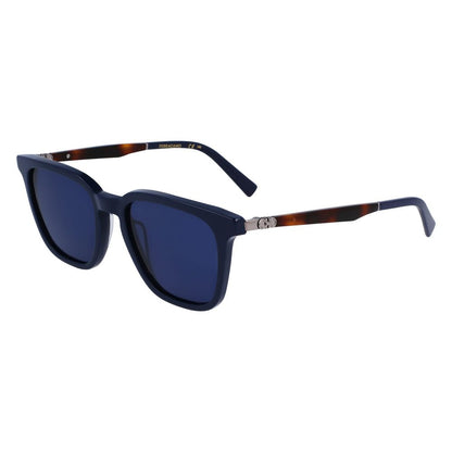 Lunettes de soleil Ferragamo en acétate bleu