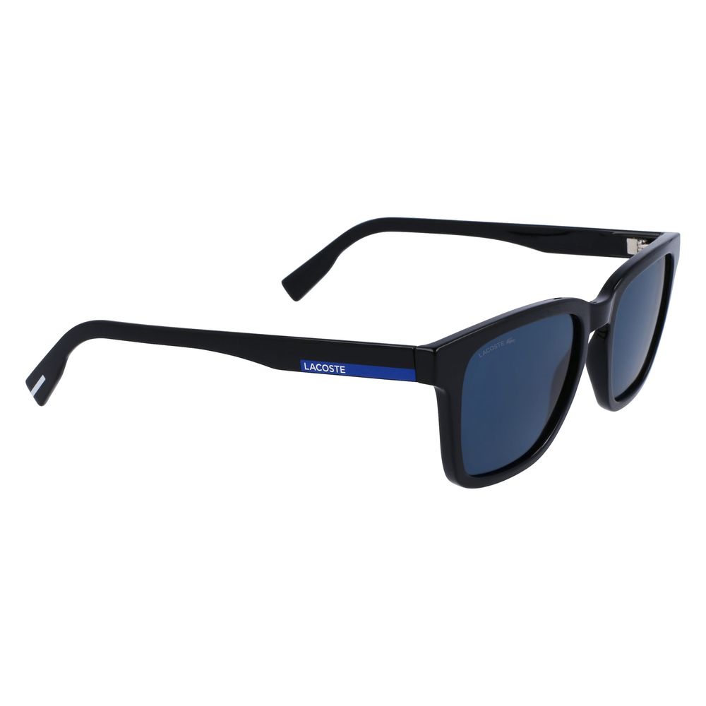 Lunettes de soleil Lacoste noires injectées