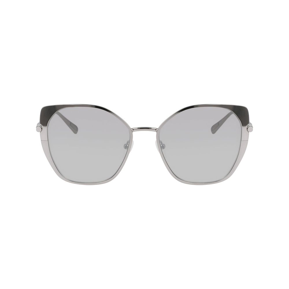 Lunettes de soleil Longchamp en métal gris