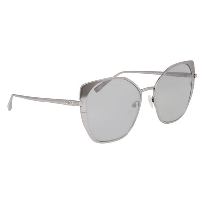Lunettes de soleil Longchamp en métal gris
