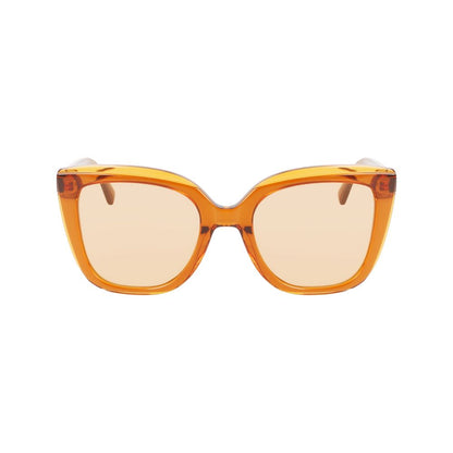 Lunettes de soleil Longchamp en acétate orange