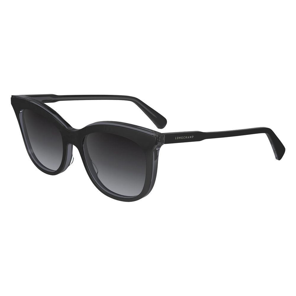 Lunettes de soleil Longchamp en acétate noir