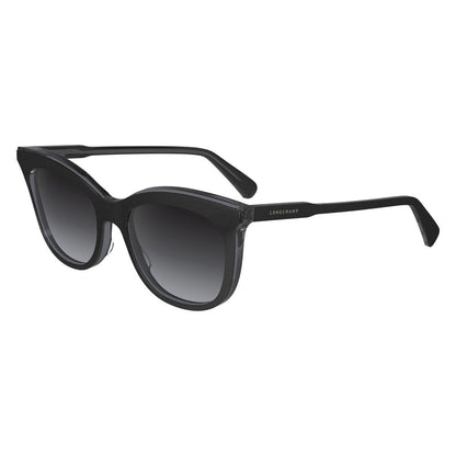 Lunettes de soleil Longchamp en acétate noir