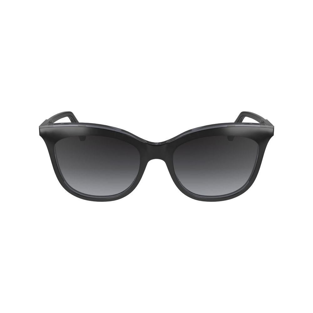 Lunettes de soleil Longchamp en acétate noir
