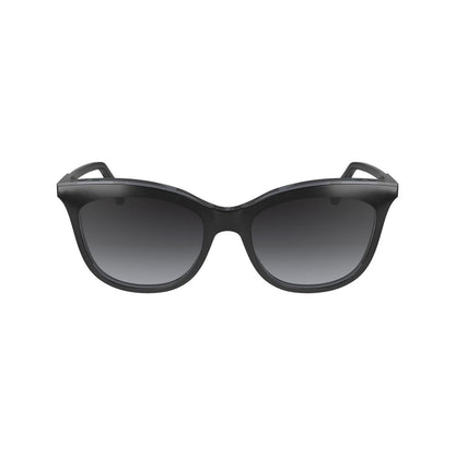 Lunettes de soleil Longchamp en acétate noir