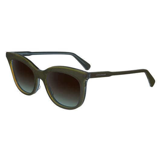 Lunettes de soleil Longchamp en acétate vert