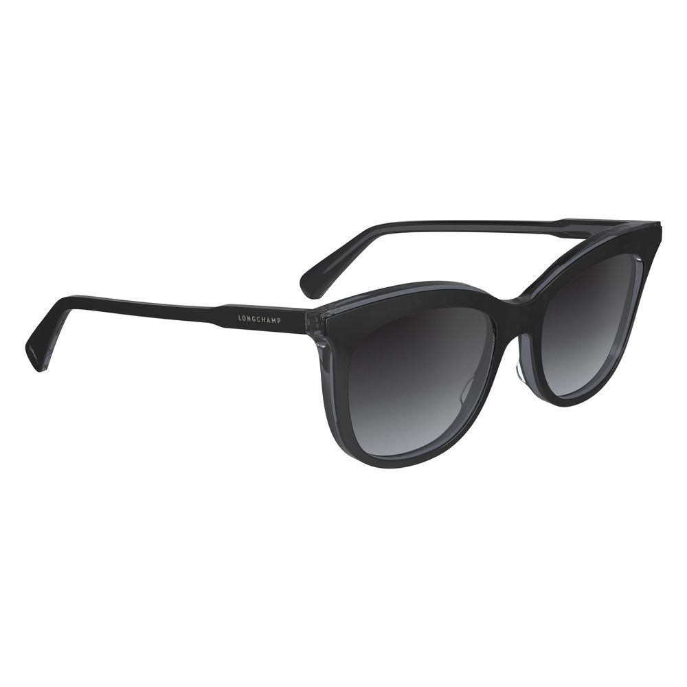 Lunettes de soleil Longchamp en acétate noir