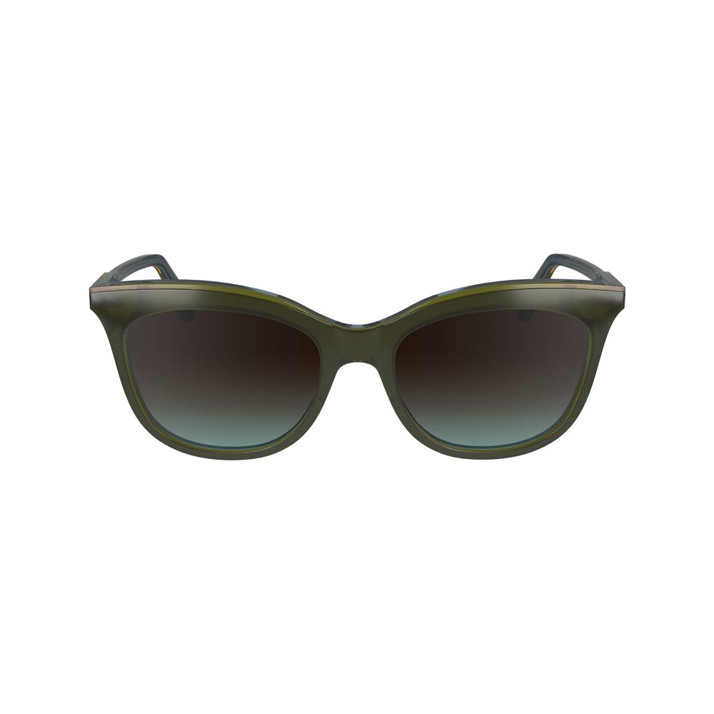 Lunettes de soleil Longchamp en acétate vert