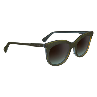 Lunettes de soleil Longchamp en acétate vert