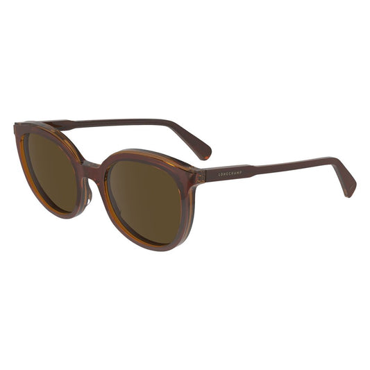 Lunettes de soleil Longchamp en acétate marron