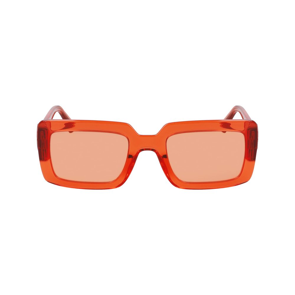 Lunettes de soleil Longchamp orange injecté