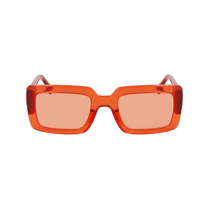 Lunettes de soleil Longchamp orange injecté